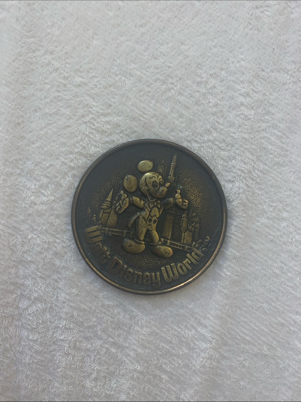Disney Bronze-Tone Mickey Mouse Commemorative Coin
